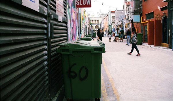 垃圾桶二维码赋能市政废物治理